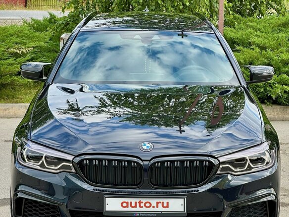 2018 BMW 5 серии M550d xDrive VII (G30/G31/G38), синий, 4880000 рублей - вид 8