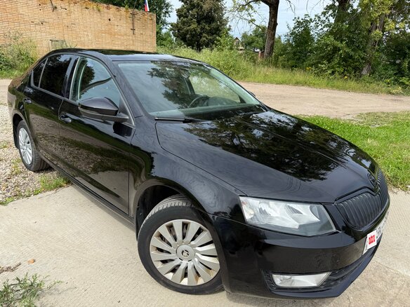 2014 Skoda Octavia III (A7), чёрный - вид 2