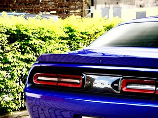 2019 Dodge Challenger III Рестайлинг 2, синий, 3450000 рублей, вид 5