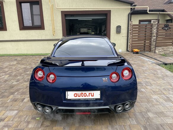 2012 Nissan GT-R I Рестайлинг 1, синий - вид 7