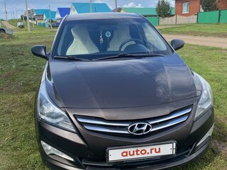 2015 Hyundai Solaris I Рестайлинг, коричневый, 1150000 рублей, вид 1