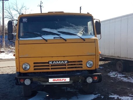 1991 КамАЗ 5511, жёлтый, 600000 рублей, вид 1