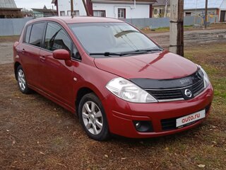 2008 Nissan Tiida I, красный, 600000 рублей, вид 4