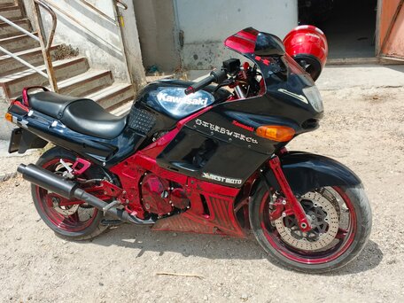 1995 Kawasaki ZZR 400, красный, 350000 рублей, вид 3