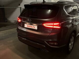 2019 Hyundai Santa Fe IV, серый, 2850000 рублей, вид 4