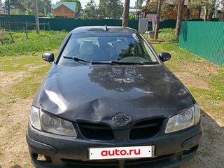 2002 Nissan Almera II (N16), чёрный, 125000 рублей, вид 1