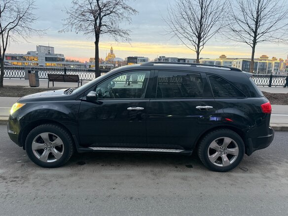 2008 Acura MDX II, чёрный - вид 5