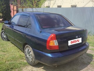 2008 Hyundai Accent ТагАЗ II, синий, 399999 рублей, вид 3