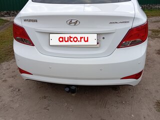 2014 Hyundai Solaris I Рестайлинг, белый, 1150000 рублей, вид 2