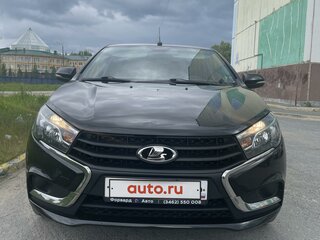 2019 Lada (ВАЗ) Vesta I, чёрный, 1050000 рублей, вид 1