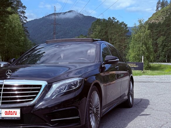 2016 Mercedes-Benz S-Класс 350 CDI BlueTEC Long 7G-TRONIC VI (W222, C217), чёрный - вид 1