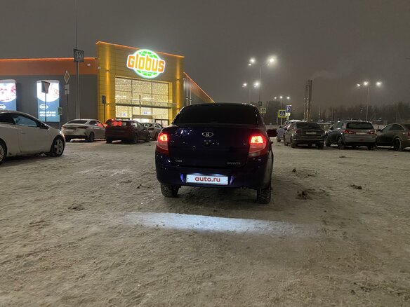 2012 Lada (ВАЗ) Granta I, синий - вид 5