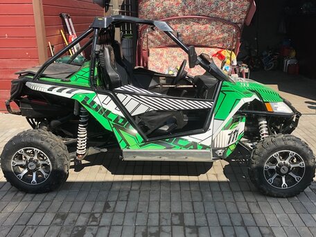 2012 Arctic Cat Wildcat, зелёный, 950000 рублей, вид 2