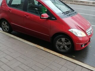 2008 Mercedes-Benz A-Класс 170 II (W169) Рестайлинг, красный, 470000 рублей, вид 3
