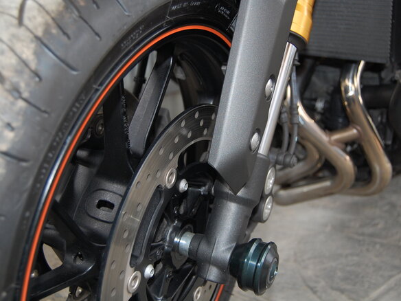 2014 Yamaha MT-09 (FZ-09), оранжевый, 670000 рублей - вид 17