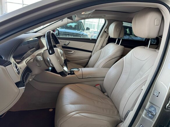 2019 Mercedes-Benz S-Класс 450 Long VI (W222, C217) Рестайлинг, золотистый, 4780000 рублей - вид 15