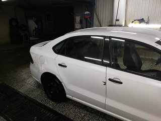 2014 Volkswagen Polo V, белый, 715000 рублей, вид 3