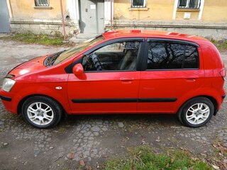 2005 Hyundai Getz I, красный, 370000 рублей, вид 4