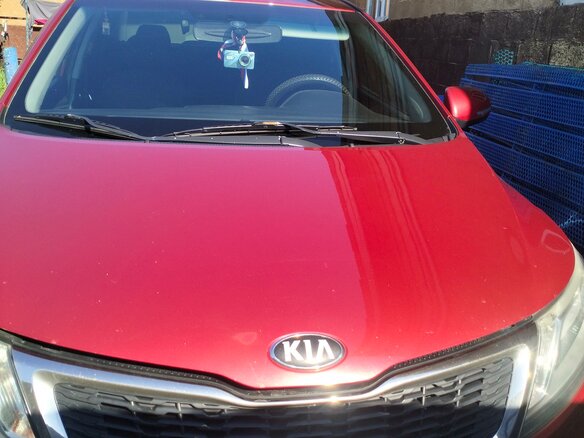 2013 Kia Rio 5-speed III, красный, 1000000 рублей