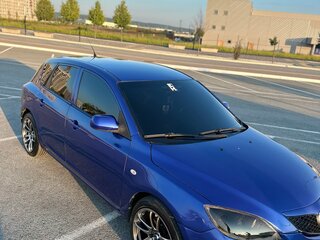 2006 Mazda 3 I (BK) Рестайлинг, синий, 430000 рублей, вид 2