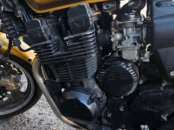 2000 Yamaha XJR400, золотистый, 250000 рублей - вид 8