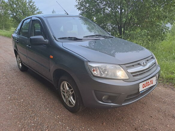 2015 Lada (ВАЗ) Granta I, серый, 780000 рублей - вид 1