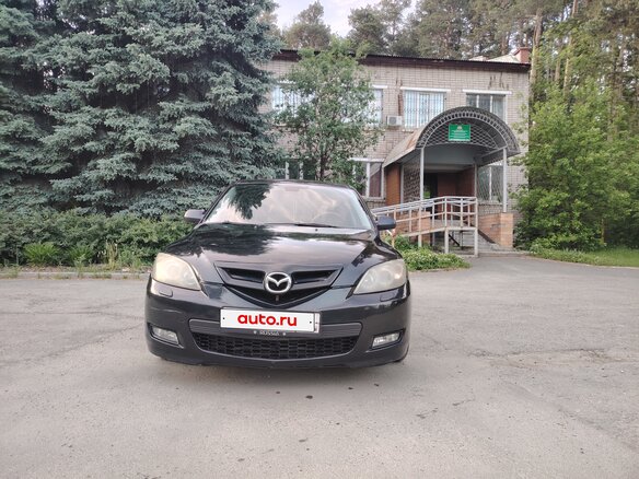 2008 Mazda 3 I (BK) Рестайлинг, чёрный, 650000 рублей - вид 2