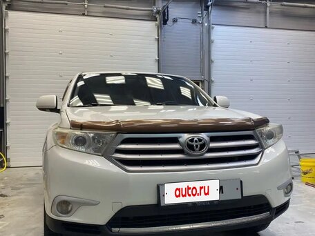 2012 Toyota Highlander II (XU40) Рестайлинг, белый, 1800000 рублей, вид 2