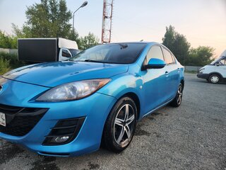 2011 Mazda 3 II (BL) Рестайлинг, синий, 900000 рублей, вид 3