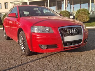 2007 Audi A3 II (8P) Рестайлинг 1, красный, 600000 рублей, вид 1