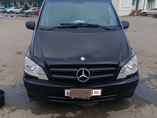 2013 Mercedes-Benz Vito 113 CDI L3 II (W639) Рестайлинг, чёрный, 1550000 рублей, вид 2