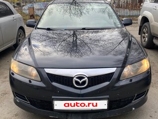 2007 Mazda 6 I (GG) Рестайлинг, чёрный, 450000 рублей, вид 1