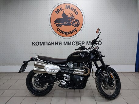 2024 Triumph Scrambler, чёрный, 1349000 рублей, вид 1