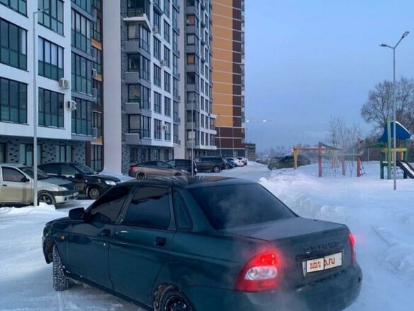 2008 Lada (ВАЗ) Priora I, серый, 195000 рублей