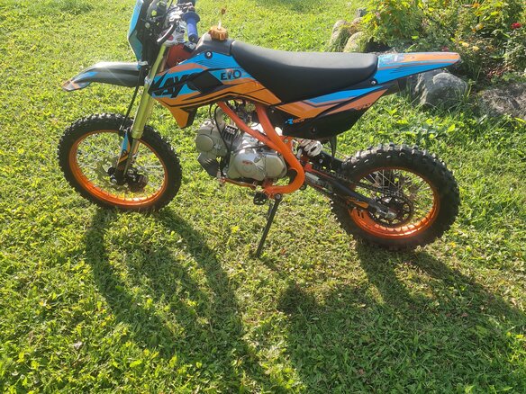 2022 Kayo Evolution K125EM, голубой, 80000 рублей