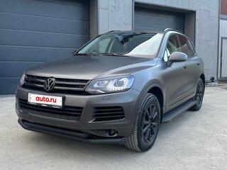2012 Volkswagen Touareg II, чёрный, 3000000 рублей, вид 1