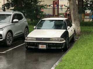 1991 Toyota Mark II VI (X80), белый, 390000 рублей, вид 4