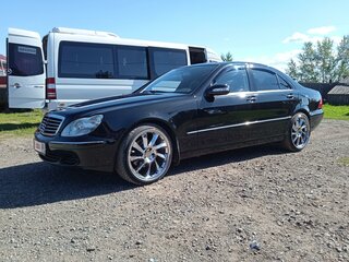 2004 Mercedes-Benz S-Класс 350 IV (W220) Рестайлинг, чёрный, 3000000 рублей, вид 3