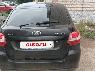 2014 Lada (ВАЗ) Granta I, чёрный, 450000 рублей, вид 4