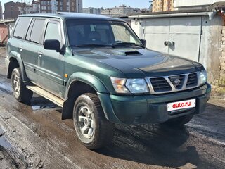 2000 Nissan Patrol V (Y61), зелёный, 850000 рублей, вид 1