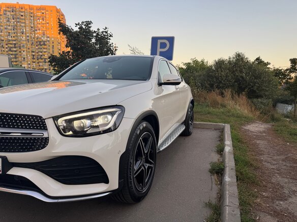 2022 Mercedes-Benz GLC Coupe 300 I (C253) Рестайлинг, белый, 6200000 рублей - вид 7