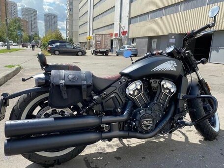 2020 Indian Scout, чёрный, 1500000 рублей, вид 4