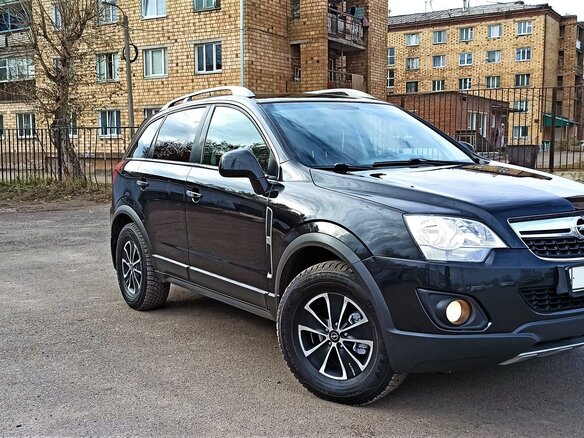 2012 Opel Antara I Рестайлинг, чёрный - вид 1