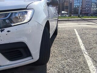 2020 Renault Logan II Рестайлинг, белый, 740000 рублей, вид 3