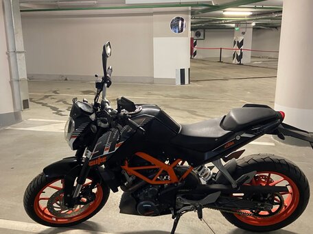 2016 KTM 390 Duke, чёрный, 300000 рублей, вид 1