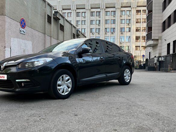 2013 Renault Fluence I Рестайлинг, чёрный - вид 1