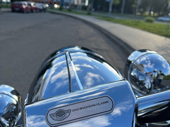 2003 Harley-Davidson Road King, серебристый, 700000 рублей - вид 16
