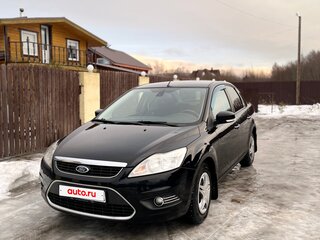 2009 Ford Focus II Рестайлинг, чёрный, 590000 рублей, вид 2