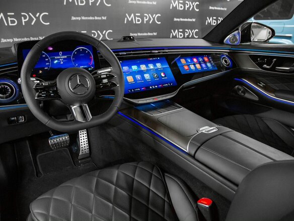 2026 Mercedes-Benz S-Класс 450 d Long 4MATIC VII (W223) Рестайлинг, серый - вид 13