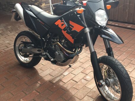 2006 KTM 640 LC4 Supermoto, чёрный, 510000 рублей, вид 1